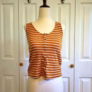 AE cropped orange tank